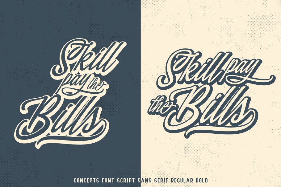 Concepts Bold Font preview